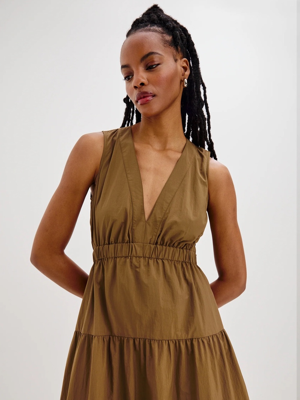 NWT Rails Genevieve Sepia Dress Small